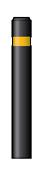 1 x 80 mm gele retroreflecterende strook.