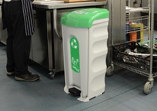 Nexus® shuttle afvalscheidingsbak voor gft-afva in de keuken