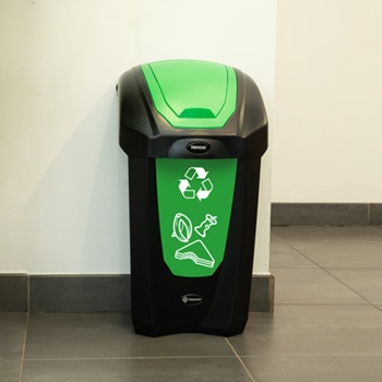 recycling station of multiple nexus 30 recycling bins