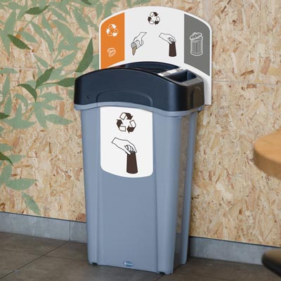 Eco Nexus&reg; afvalscheidingsbak voor bekers
