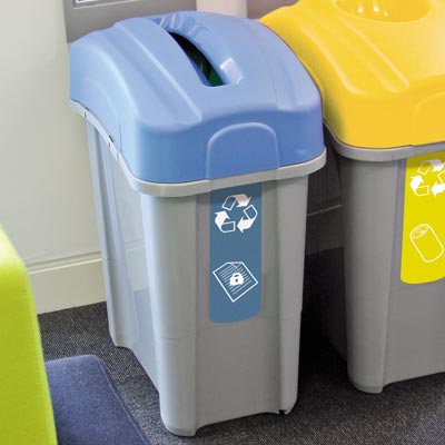 Eco Nexus® 60 afvalscheidingsbak voor vertrouwelijke documenten
