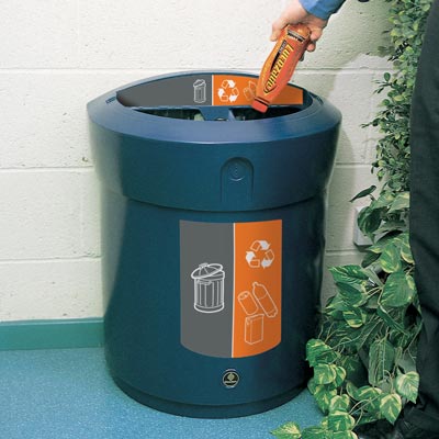 Envoy Duo™ modulaire afvalbak voor restafval en PMD afval - 90 liter