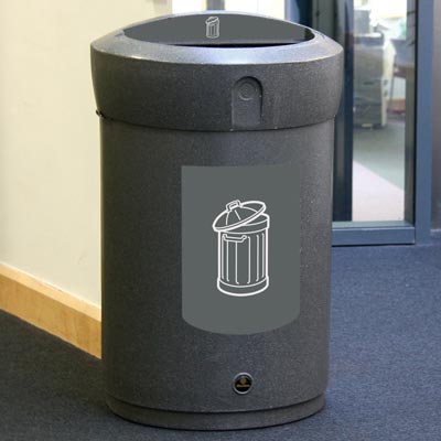 Envoy™ afvalscheidingsbak voor restafval - 110 liter