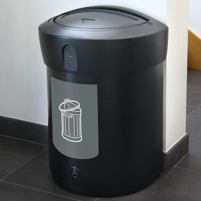 Envoy™ afvalscheidingsbak met tuimeldeksel voor restafval - 90 liter