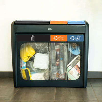 Nexus&reg; Evolution Vision Trio afvalscheidingsbak