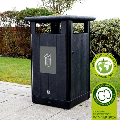 Origin™ Horizon 110 afvalscheidingsbak Gemaakt van gerecycled materiaal