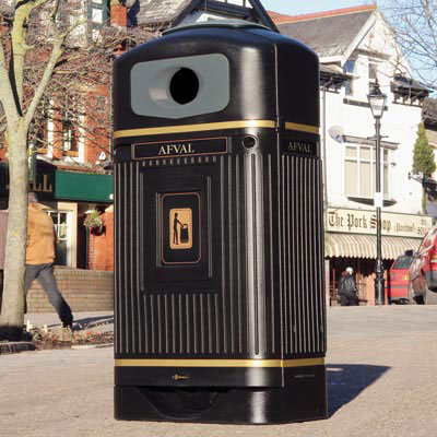 Streamline Jubilee&trade; afvalbak met verkleinde inwerpopeningen