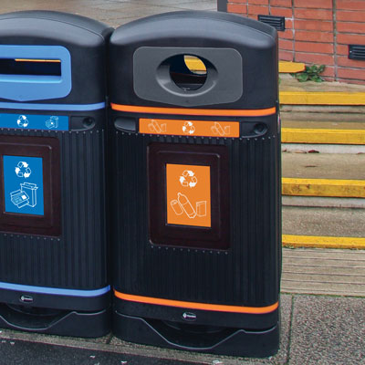 Streamline Jubilee&trade; afvalscheidingsbak voor PMD afval