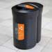 Envoy Duo™ modulaire afvalbak voor restafval en PMD afval - 110 liter