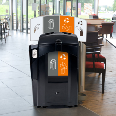 Nexus® 100 Duo modulaire afvalbak